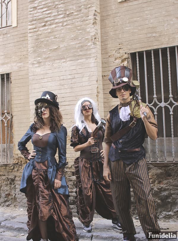 Steampunk venetianer kostume til mænd