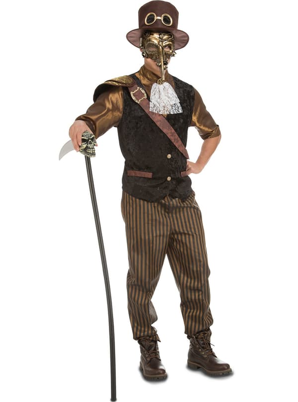 Steampunk venetianer kostume til mænd