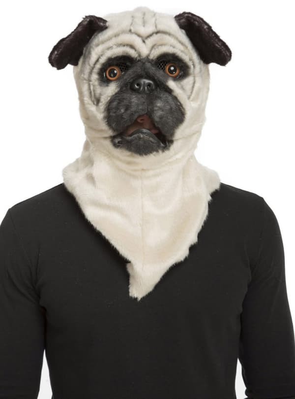 Bulldog bevegende munn maske til voksne