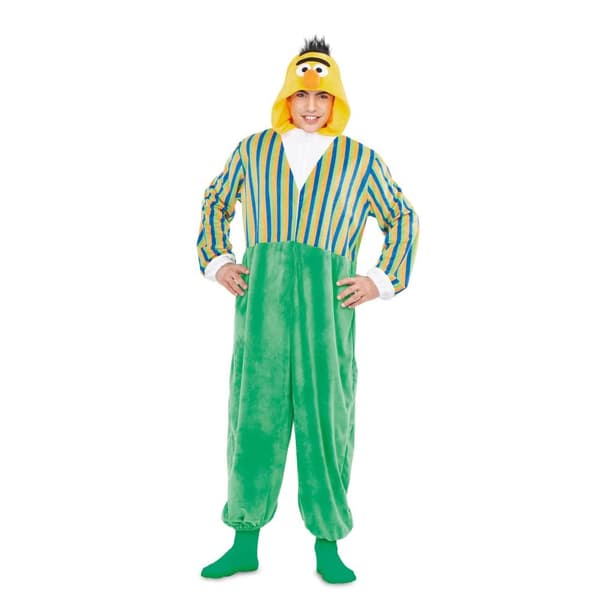 Bert fra Sesame Street Onesie kostume til voksne