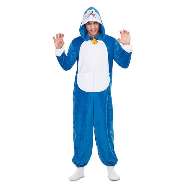 Doraemon Basic Onesie Maskeraddräkt för vuxen