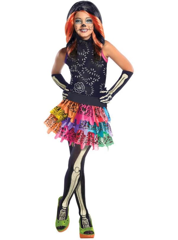 Monster High Skelita Calaveras Maskeraddräkt