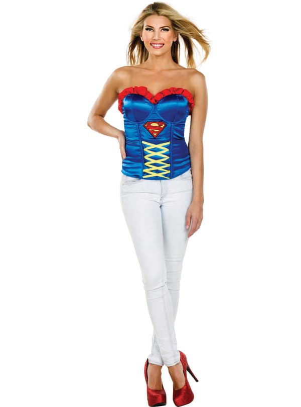 Korsett for Dame Sexy Supergirl