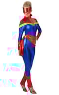 Miniatyrbild 3 av 4: Maskeraddräkt Captain Marvel dam - Marvel
