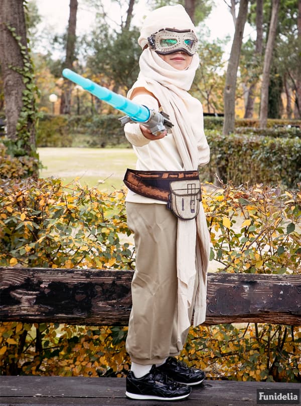 Rey kostume til piger deluxe - Star Wars Episode 7