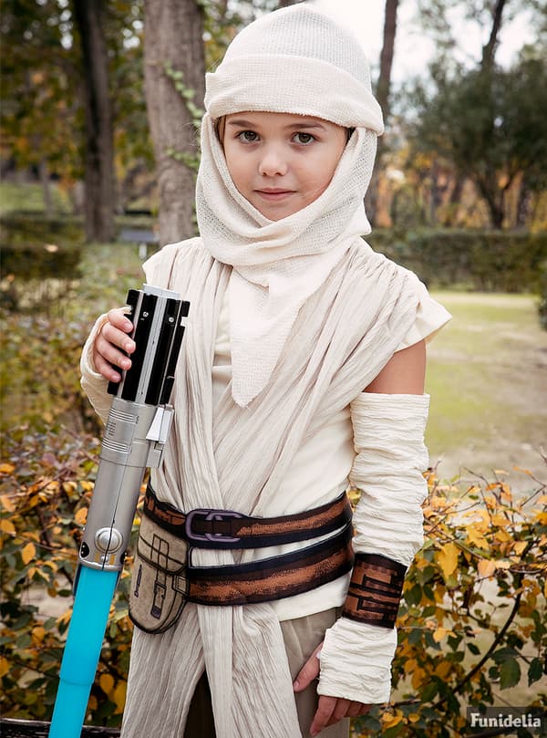 Rey kostume til piger deluxe - Star Wars Episode 7