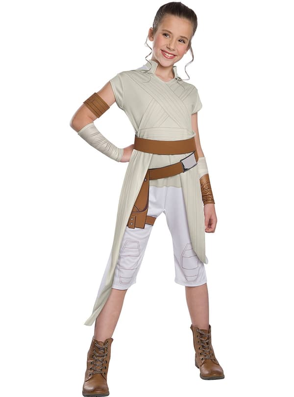 Rey Star Wars Episod 9 maskeraddräkt för flicka