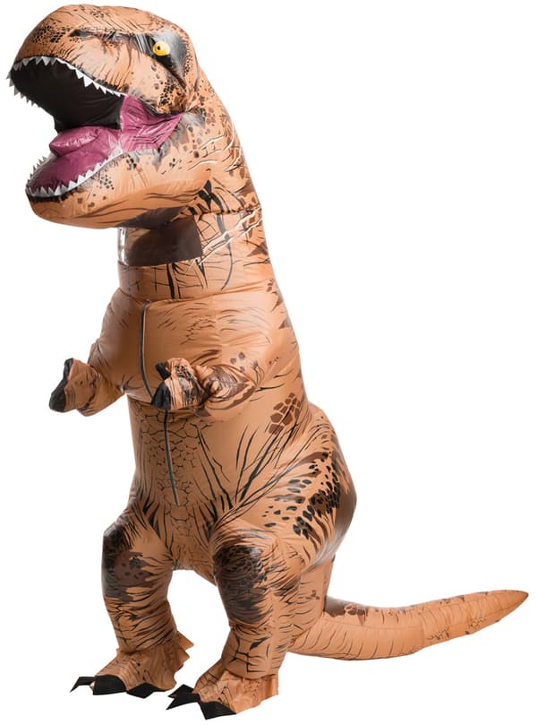Oppustelig T-Rex Dinosaur Kostume til Voksne - Jurassic World