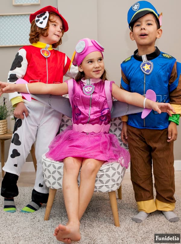 Girls Skye Paw Patrol Kostyme