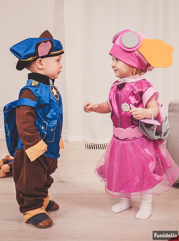 Girls Skye Paw Patrol Kostyme