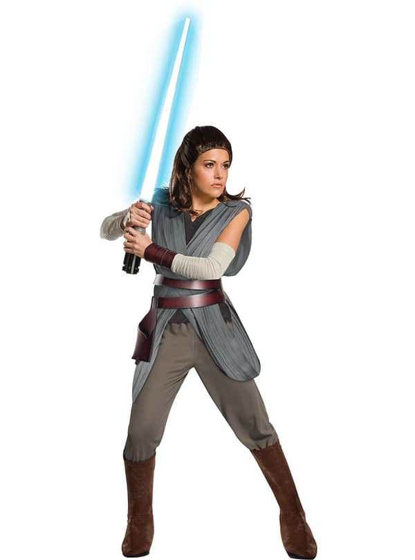 Rey super deluxekostume til kvinder - Star Wars: The Last Jedi