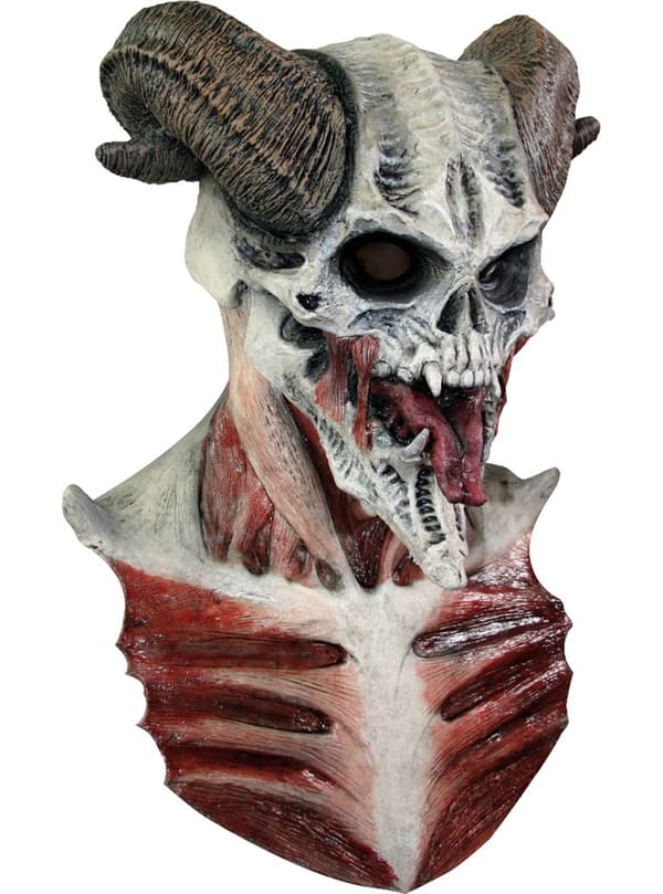 Paholaisen pääkallo Halloween-naamari