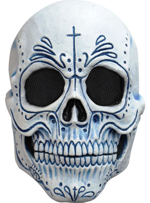 Day of the Dead Mexikansk Skelett Mask