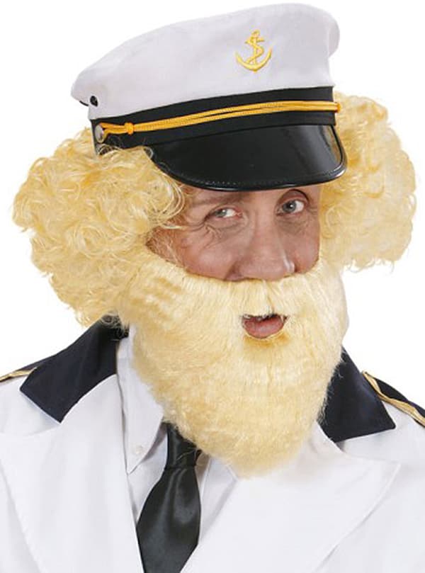 Blond skæg til gammel sømand