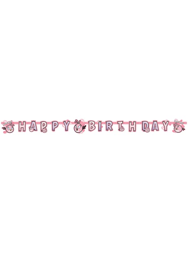 Stella Angry Birds "Happy Birthday" Banner