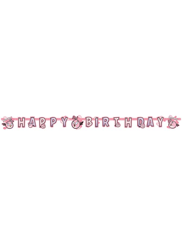 Stella Angry Birds "Happy Birthday" Banner