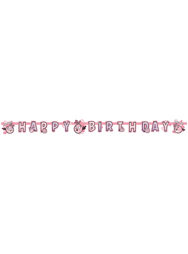 Stella Angry Birds "Happy Birthday" Banner