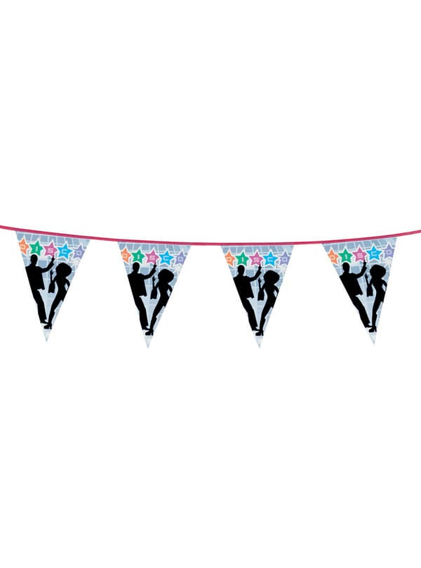 Dekorativ Disco Danser Banner
