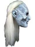 Miniatyrbild 3 av 4: Mask White walker med hår Game of Thrones för vuxen