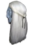 Miniatyrbild 4 av 4: Mask White walker med hår Game of Thrones för vuxen