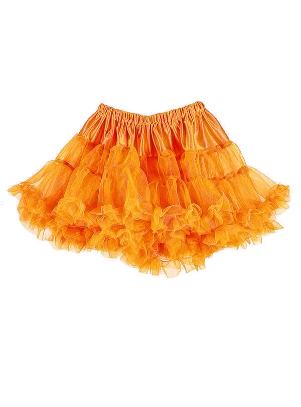 Neonorange balletskørt til kvinder
