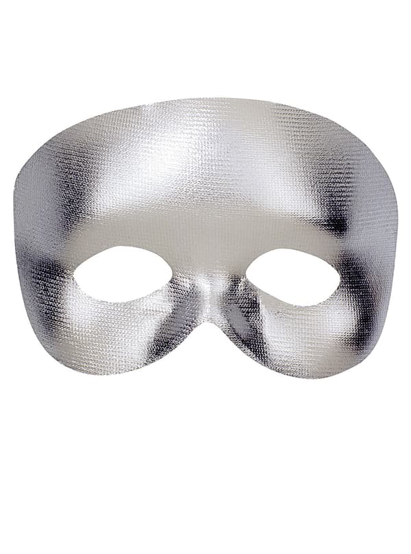 Glat sølv maske