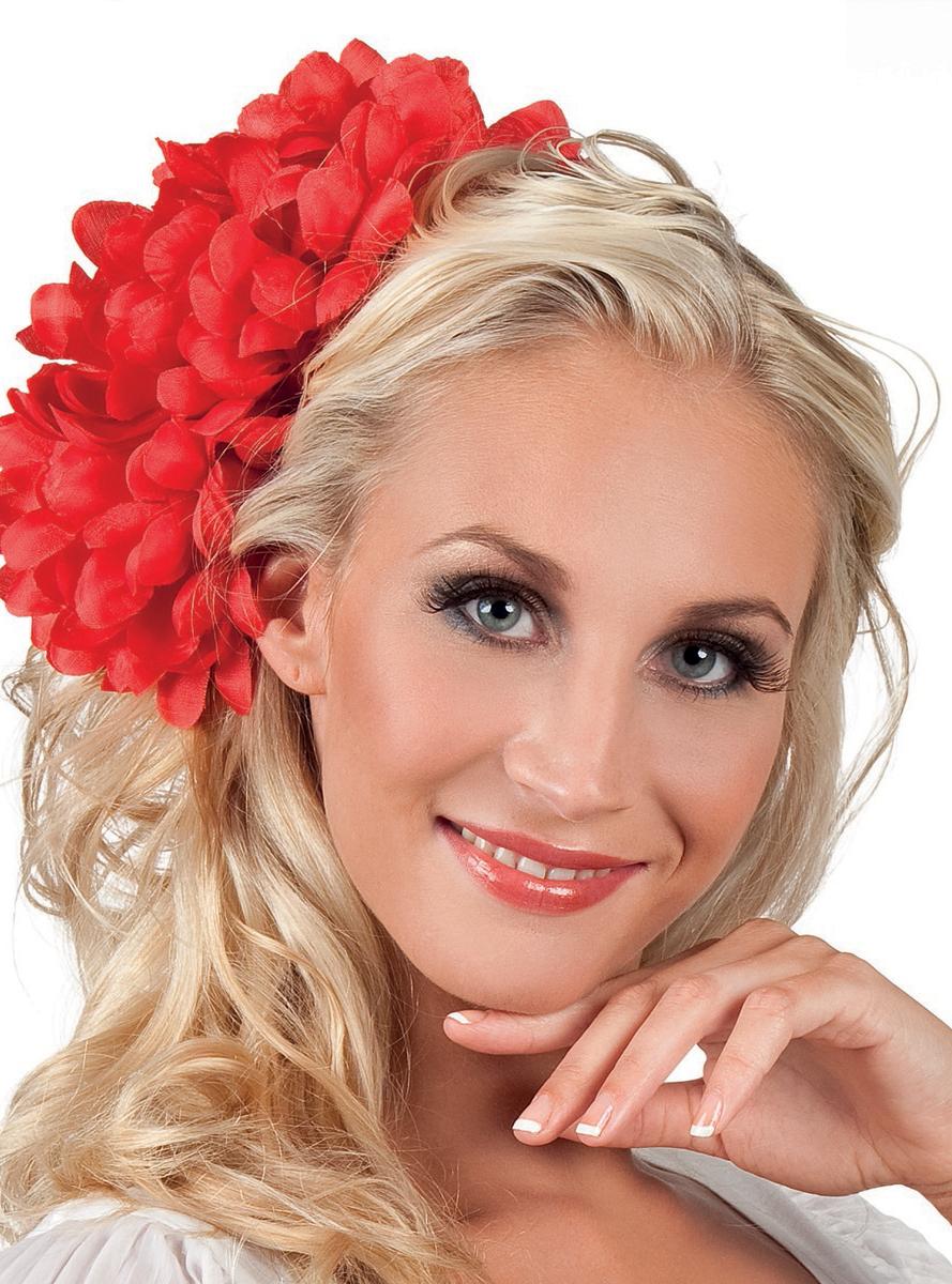 Blomma för elegant ungdom röd dam