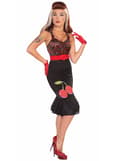 Miniatyrbillede 2 af 2: Cherry Anne Rock Pin Up kostume