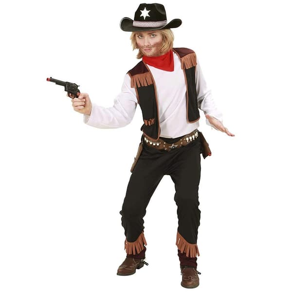 Villi länsi cowboy-asu lapsille