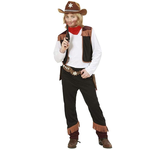 Villi länsi cowboy-asu lapsille