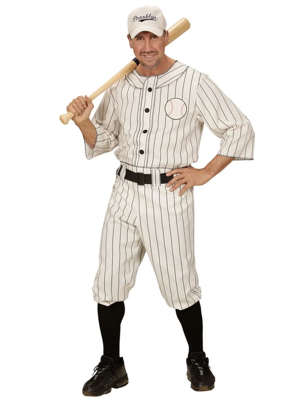 Baseball Spiller Kostyme Mann