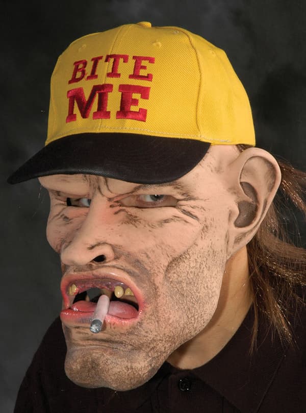 Mask Rökare utan tänder i latex