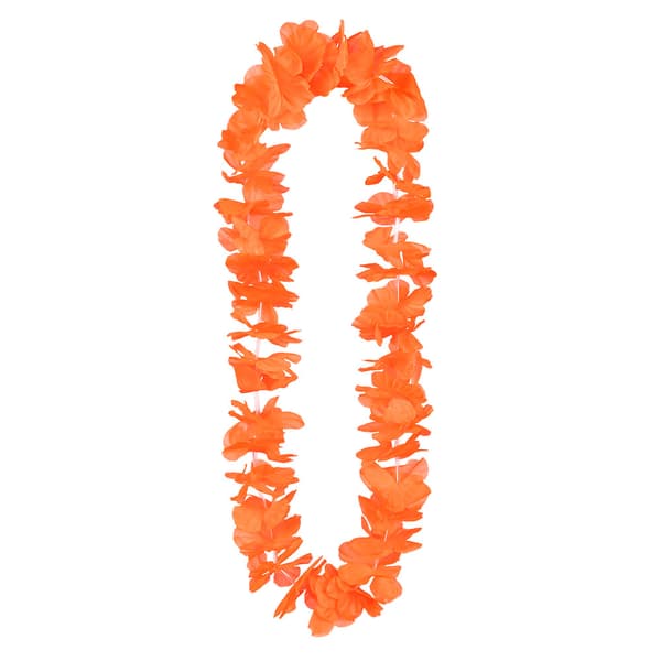Hawaiikrans orange för vuxen