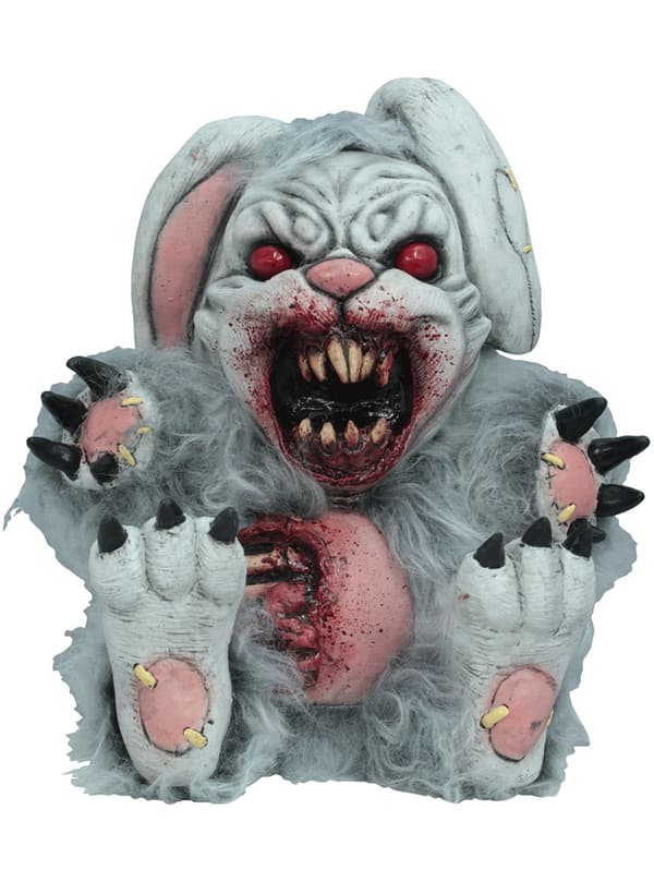 Blodig kanin pyntefigur