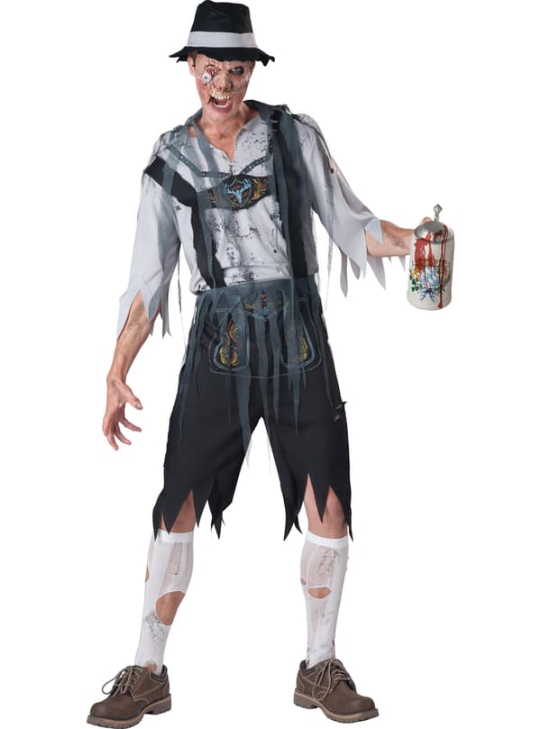 Zombie bayrerkostume til mænd