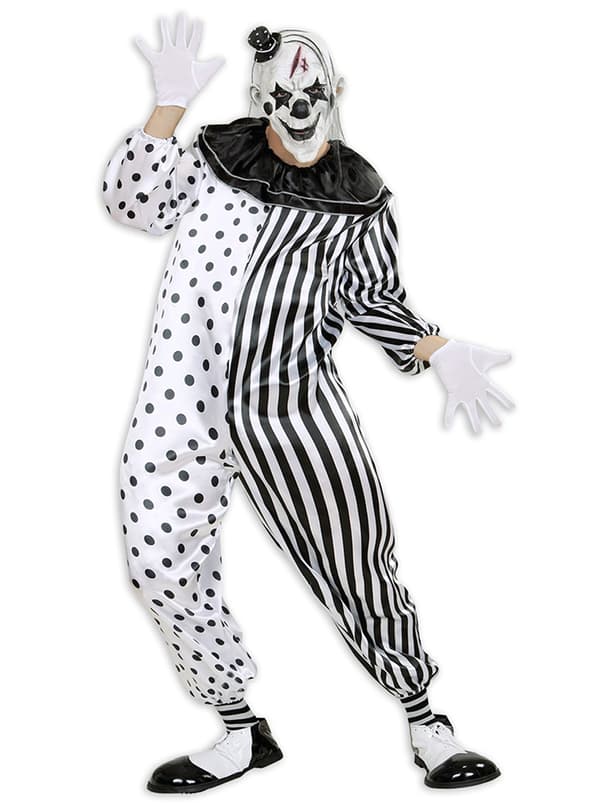 Mördar-harlekin clown Maskeraddräkt Vuxen