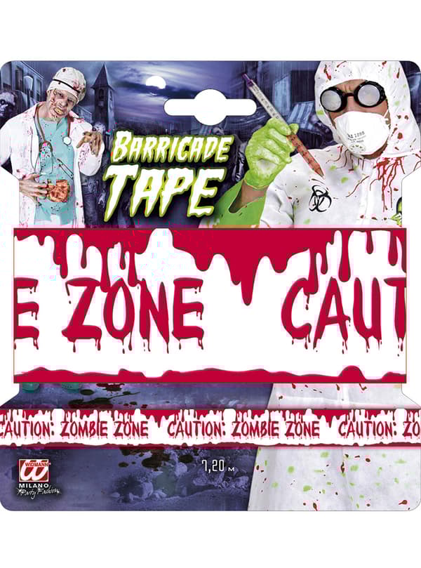 Zombie zone advarselstape