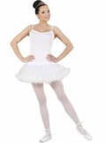 Miniatyrbillede 2 af 2: Hvidt ballerinakostume