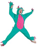 Miniatyrbild 5 av 6: Maskeraddräkt Monster grön mjukisdjur för barn