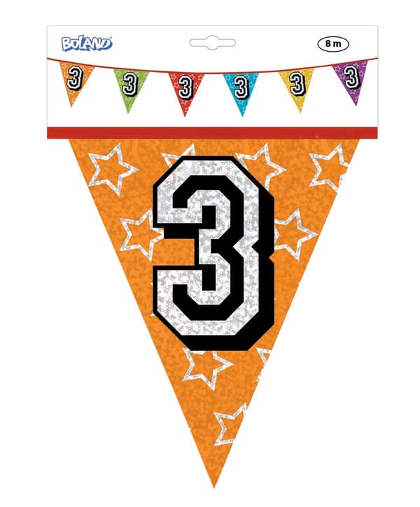Nummer 3 Dekorasjonslenke
