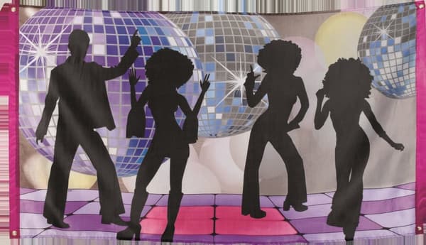 Disco musik banner - Disco Party