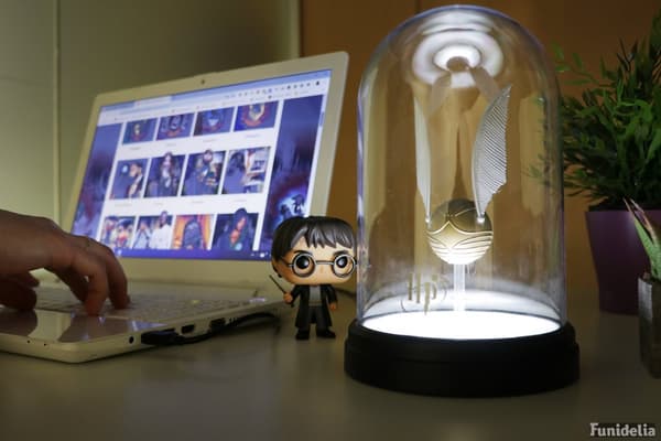 Gullsnoppen lampe 20 cm - Harry Potter
