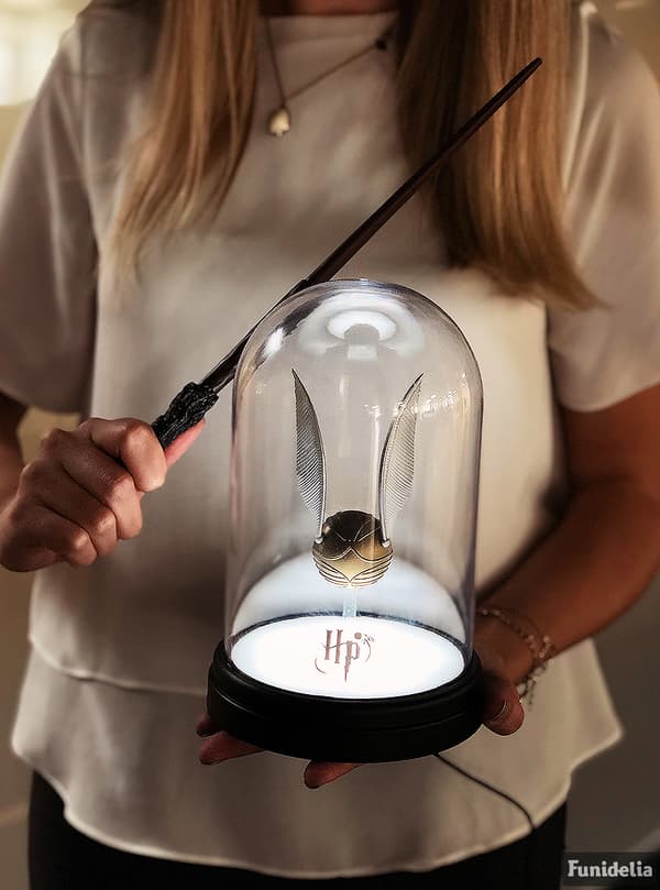 Gullsnoppen lampe 20 cm - Harry Potter