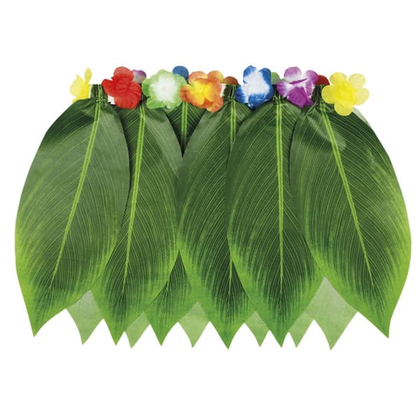 Kjol hawaii grön för vuxen