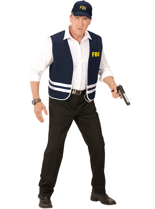 FBI kostume kit til voksne