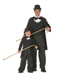 Miniatyrbild 5 av 6: Maskeraddräkt Charles Chaplin barn
