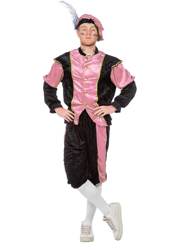 Pink Peter, julemandens hjælper kostume til mænd