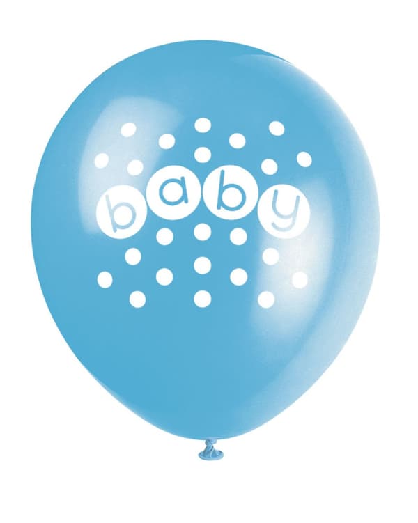 Set 8 ballonger - Pastel Baby Shower
