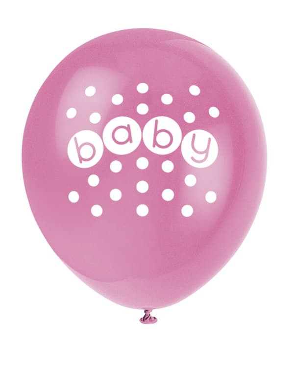 Set 8 ballonger - Pastel Baby Shower