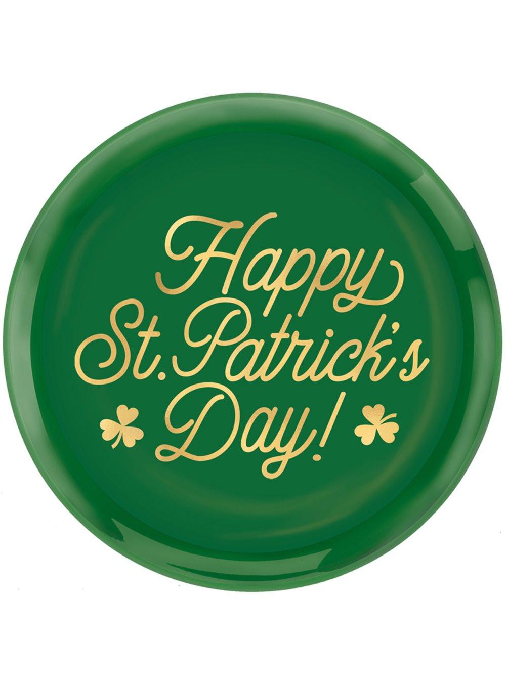 Tallrik i hårdplast Happy St Patrick's Day